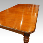 Victorian oak extending dining table - Image 4