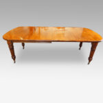 Victorian oak extending dining table - Image 4