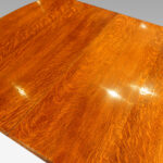 Victorian oak extending dining table - Image 3