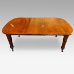 Victorian oak extending dining table - Image 2