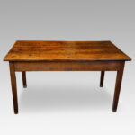 Victorian oak farmhouse kitchen table