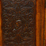 Victorian oak library bookcase - Image 7
