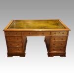 Victorian oak partners desk