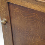 Victorian oak partners desk - Image 10
