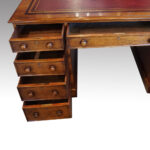 Victorian oak partners desk - Image 6