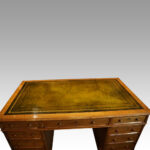 Victorian oak partners desk - Image 5