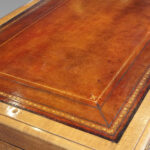Victorian oak partners desk - Image 9