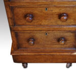Victorian oak partners desk - Image 11
