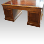 Victorian oak partners desk - Image 6