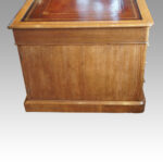 Victorian oak partners desk - Image 5