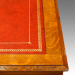 Victorian oak pedestal desk - Image 11