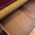 Victorian oak pedestal desk - Image 8