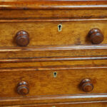 Victorian oak pedestal desk - Image 3