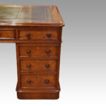 Victorian oak pedestal desk - Image 12