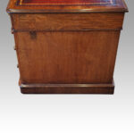 Victorian oak pedestal desk - Image 6