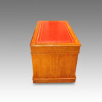 Victorian oak pedestal desk - Image 8