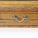 Victorian oak pedestal desk - Image 6