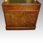Victorian oak pedestal desk - Image 6