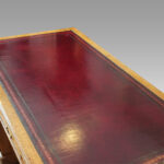 Victorian oak pedestal desk - Image 2