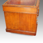 Victorian golden oak pedestal desk Now Sold - Image 4