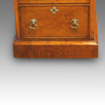 Victorian honey oak pedestal desk - Image 8