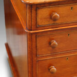 Victorian golden oak pedestal desk Now Sold - Image 5