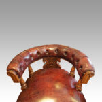 Victorian oak revolving desk chair - Image 4
