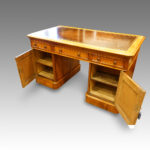 Victorian oak small partners desk Now Sold - Image 8