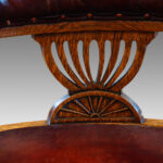 Victorian oak swivel desk chair - Image 7