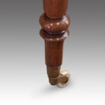 Victorian oak writing table - Image 3