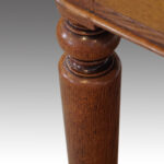 Victorian oak writing table - Image 5