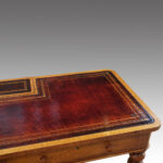 Victorian oak writing table - Image 8