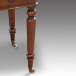 Victorian oak writing table - Image 9