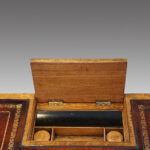 Victorian oak writing table - Image 10