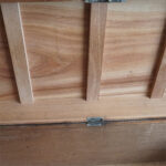 Victorian officers camphorwood chest - Image 3