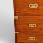 Victorian officers teak military chest - Image 10