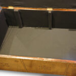 Victorian leather ottoman - Image 3
