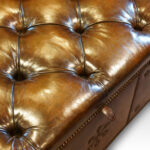 Victorian leather ottoman - Image 9