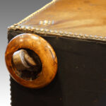 Victorian leather ottoman - Image 8