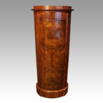 Victorian walnut oval drinks cabinet