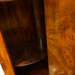 Victorian burr walnut pillar box cabinet - Image 3
