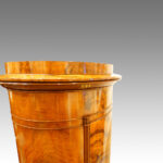 Victorian burr walnut pillar box cabinet - Image 6