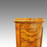 Victorian burr walnut pillar box cabinet - Image 7