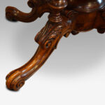 Victorian inlaid burr walnut coffee table - Image 6