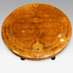 Victorian inlaid burr walnut coffee table - Image 2