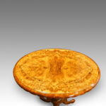 Victorian oval walnut wine table - Image 2