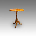 Victorian oval walnut wine table - Image 8