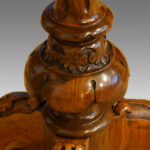 Victorian oval walnut wine table - Image 6