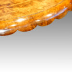 Victorian oval walnut wine table - Image 5