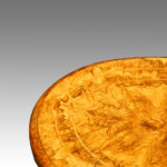 Victorian oval walnut wine table - Image 4
